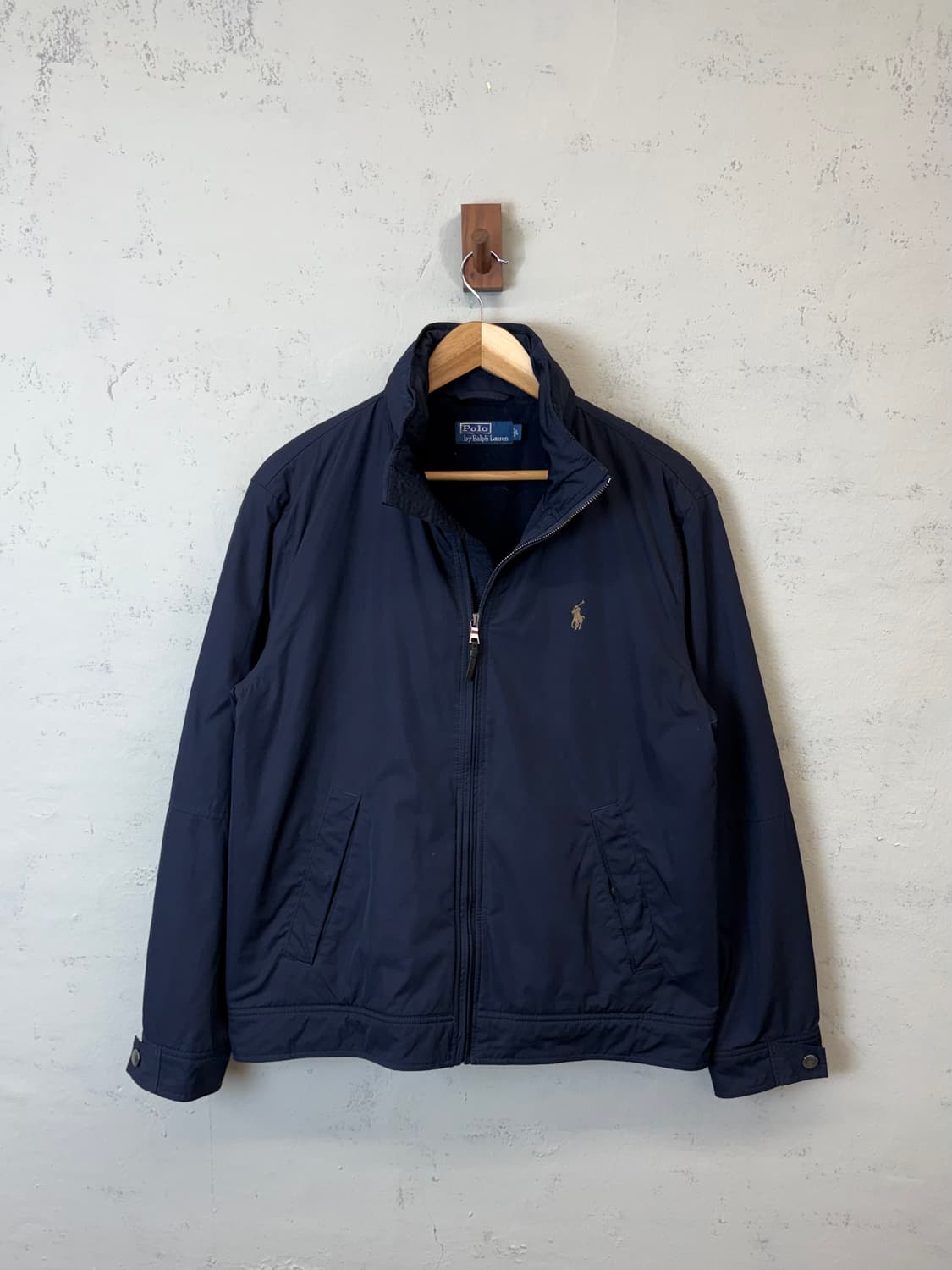 폴로랄프로렌 모크넥 폴리쉘 페리자켓 네이비 상품이미지1