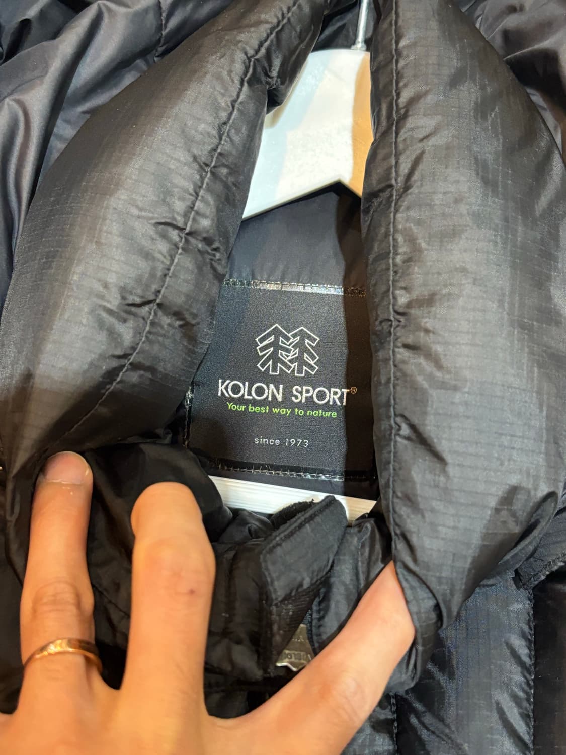 코오롱스포츠 구스다운 패딩 95 상품이미지6