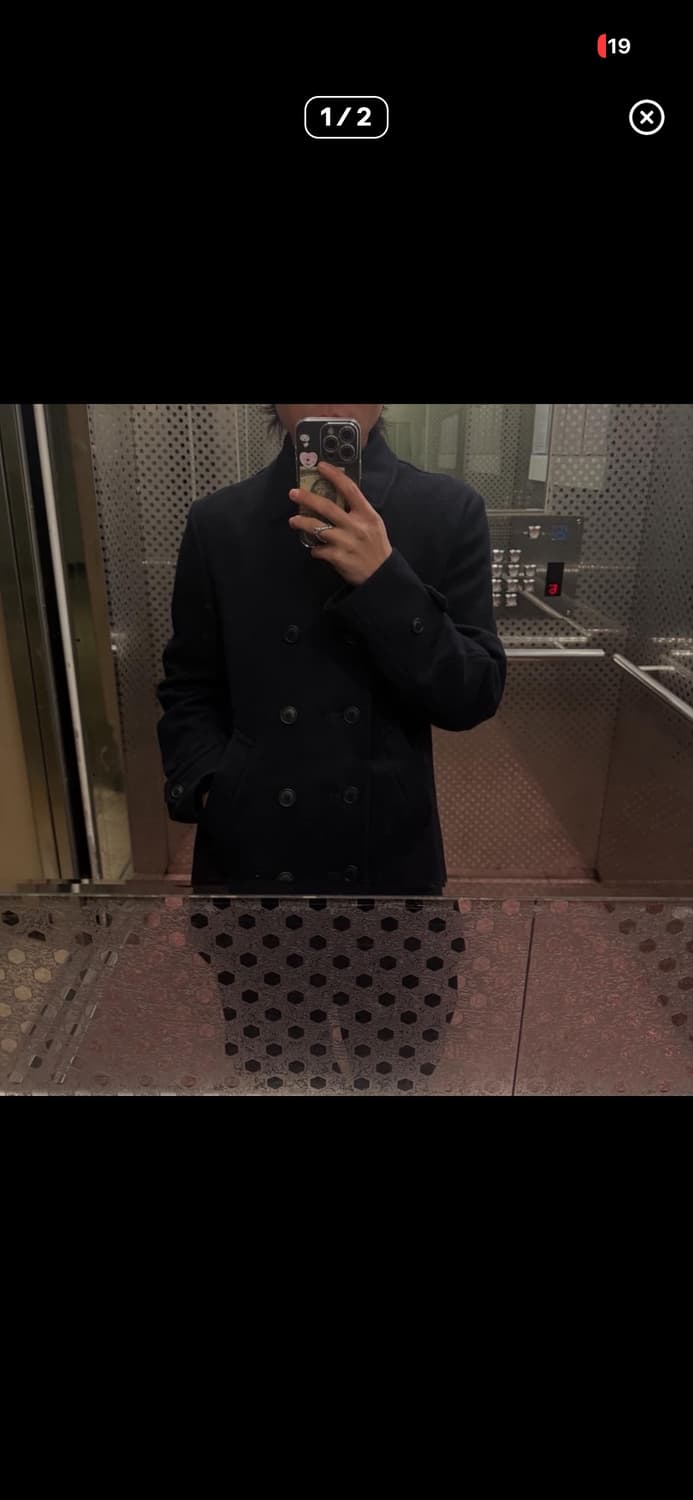 꼼데가르송 옴므 플러스 피코트 M 상품이미지1