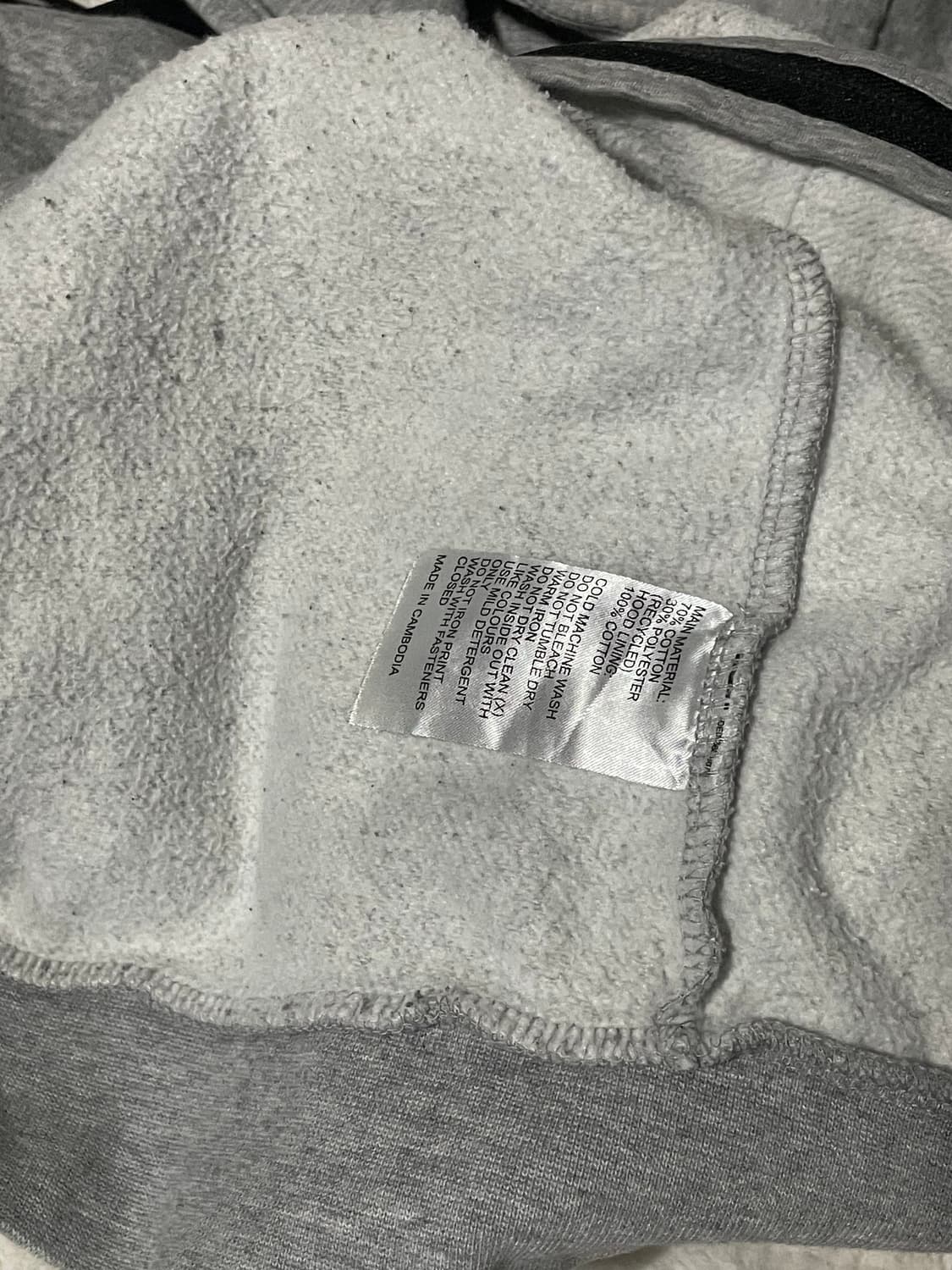 아디다스 그레이 블랙 후드집업 상품이미지3