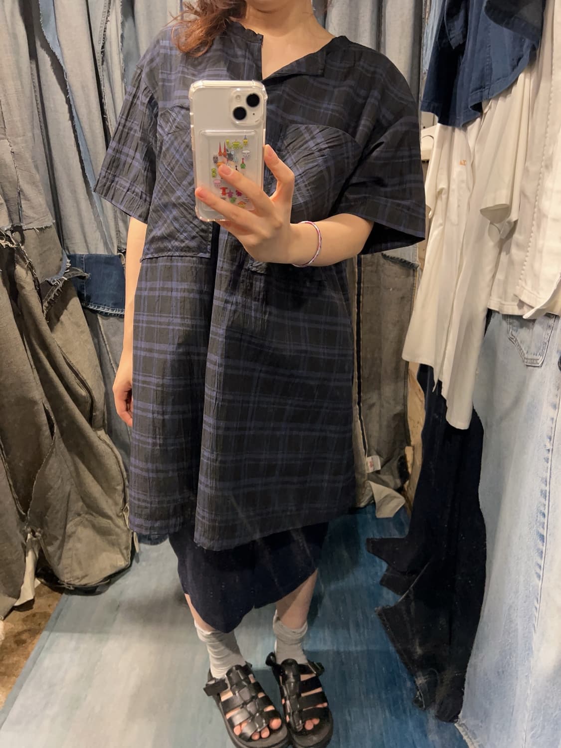 F ) Yohji Yamamoto Plaid Pocket Tunic 상품이미지3