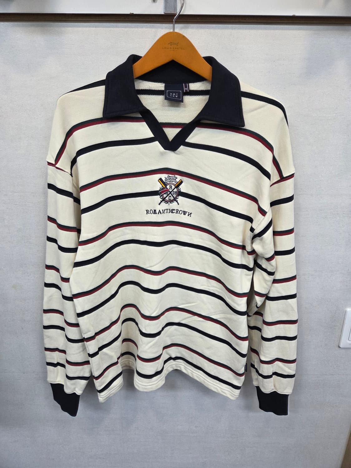 로맨틱크라운 스트라이프 카라긴팔 m 상품이미지1