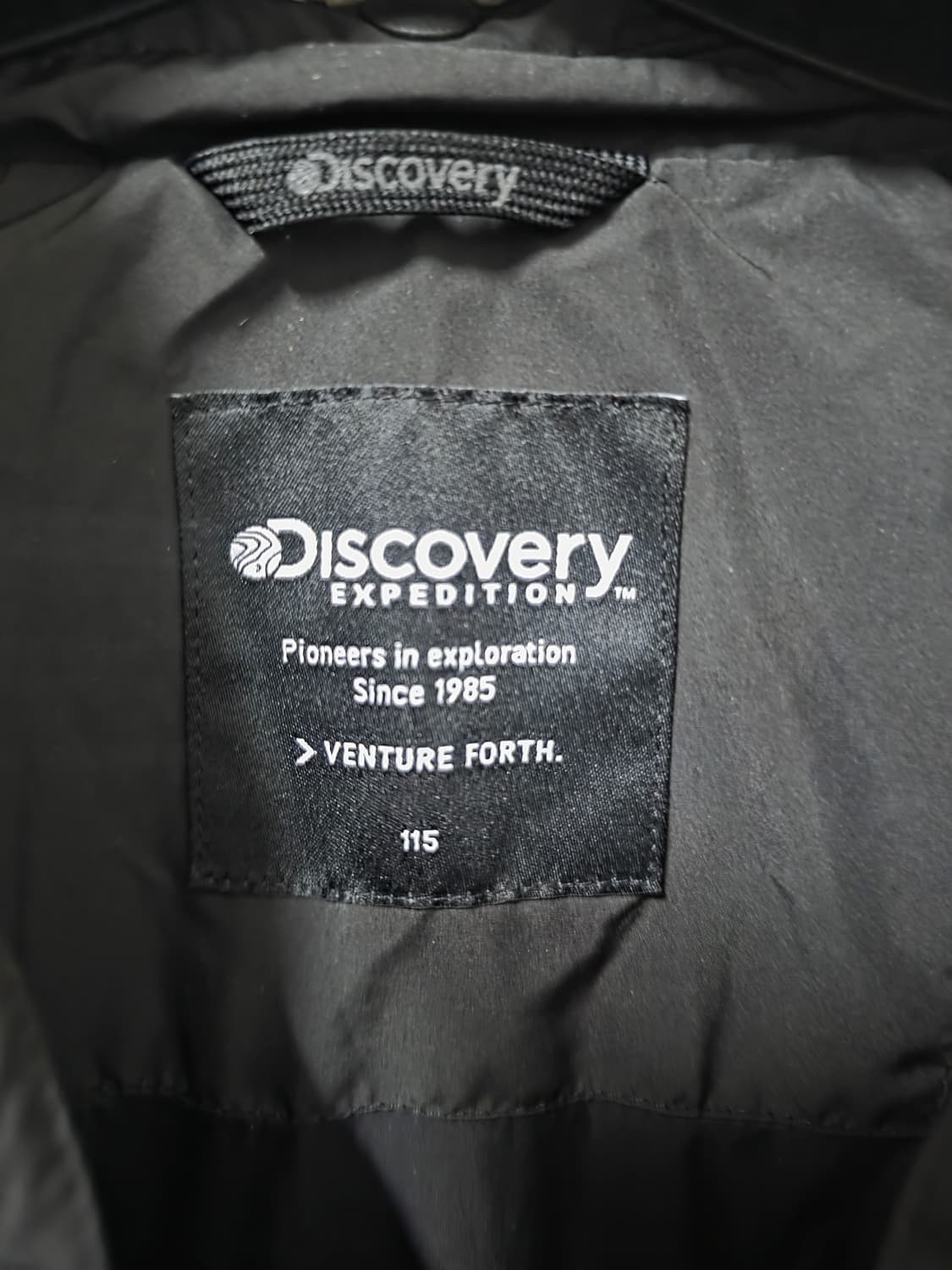 디스커버리 양털 카라 퀼팅 구스다운 패딩 상품이미지2