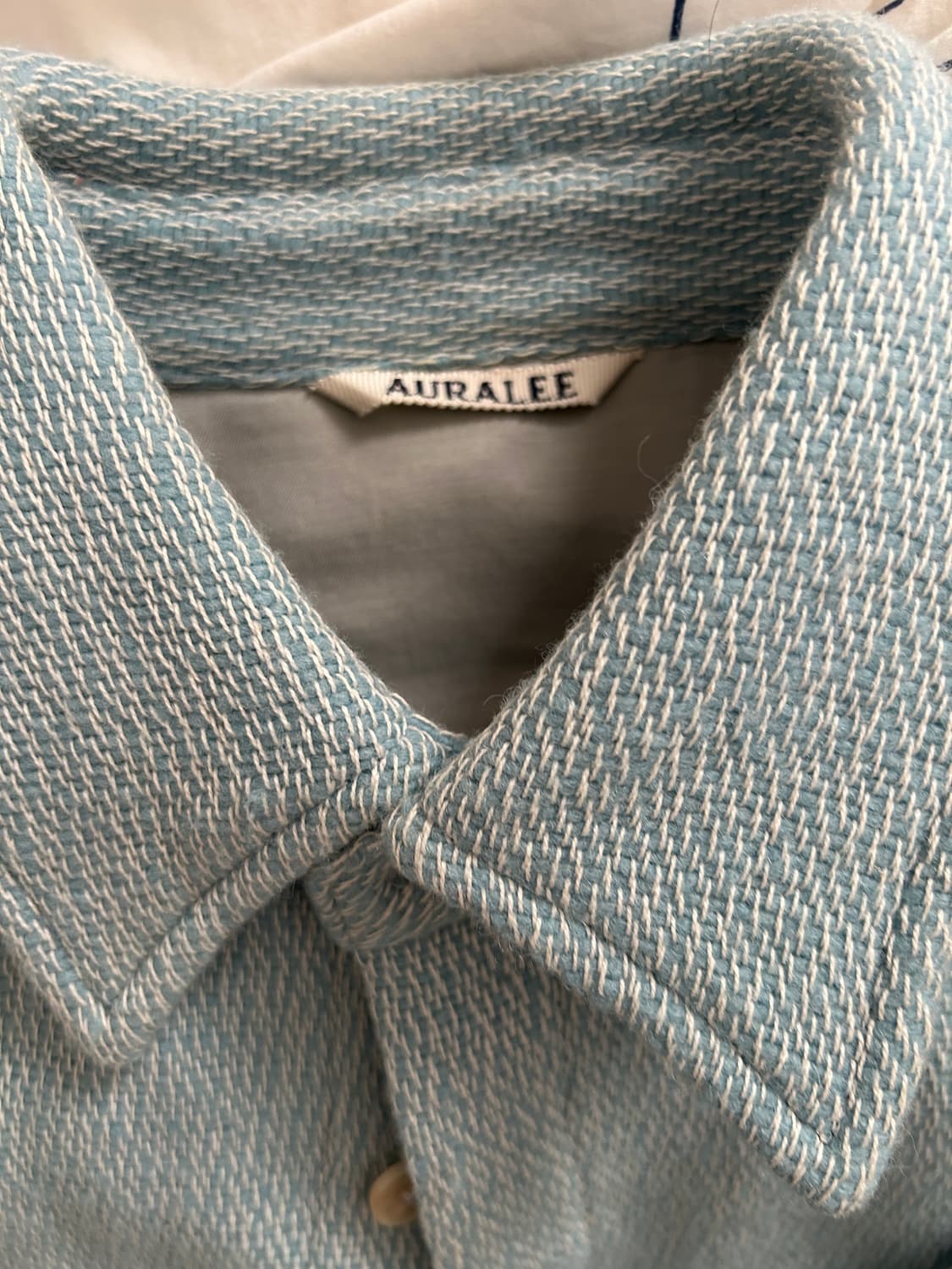 [1] 오라리 울 셔츠자켓 블루스카이 상품이미지2