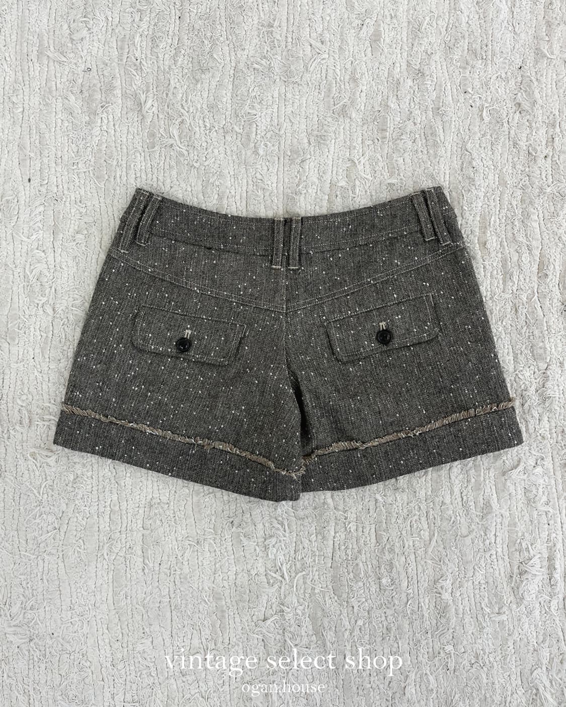 vintage kirakira wool shorts 상품이미지3