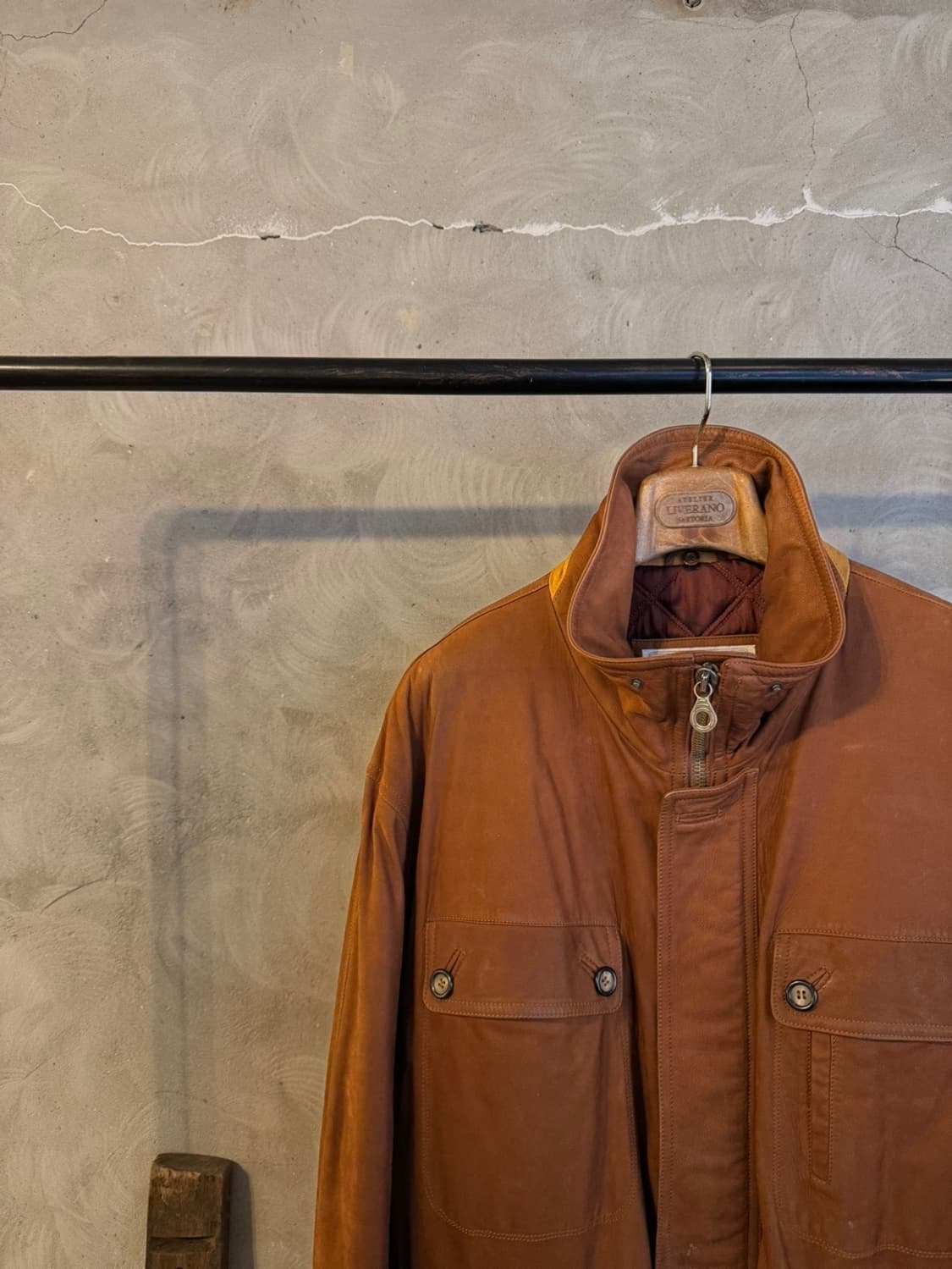 크리스티아노 디 띠엔느 레더 헌팅 자켓 105 상품이미지7