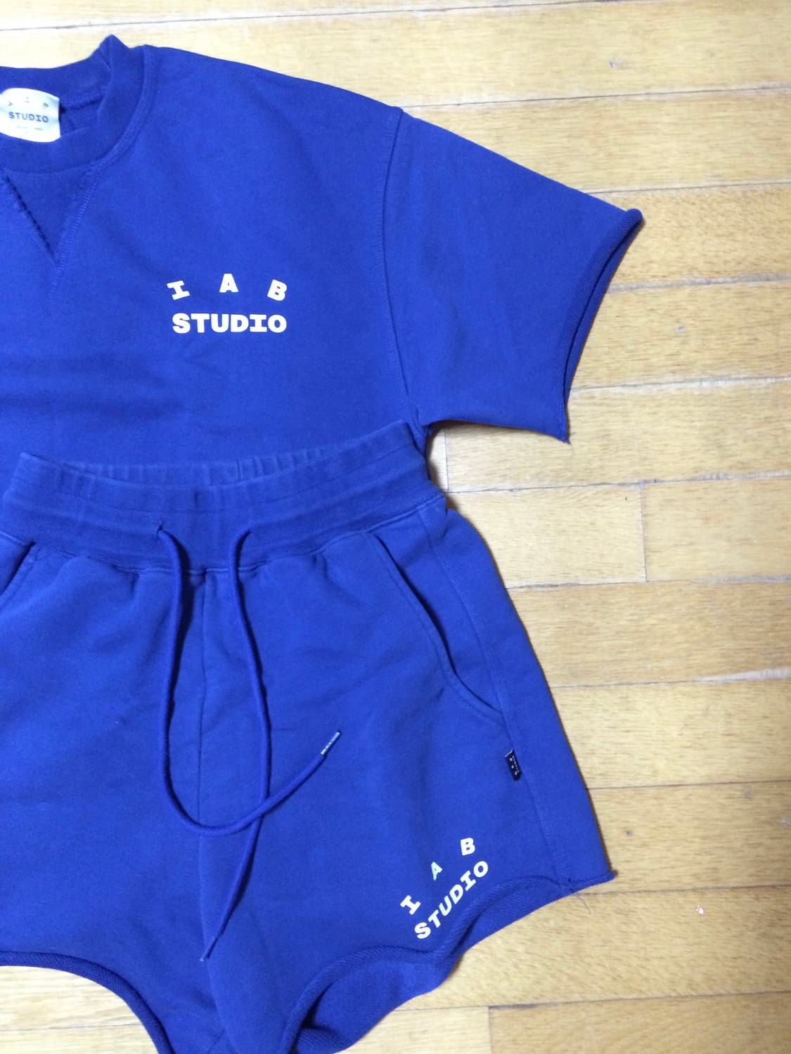 Iab 아이앱스튜디오 빈지노 반팔스웻셔츠셋업 상품이미지2