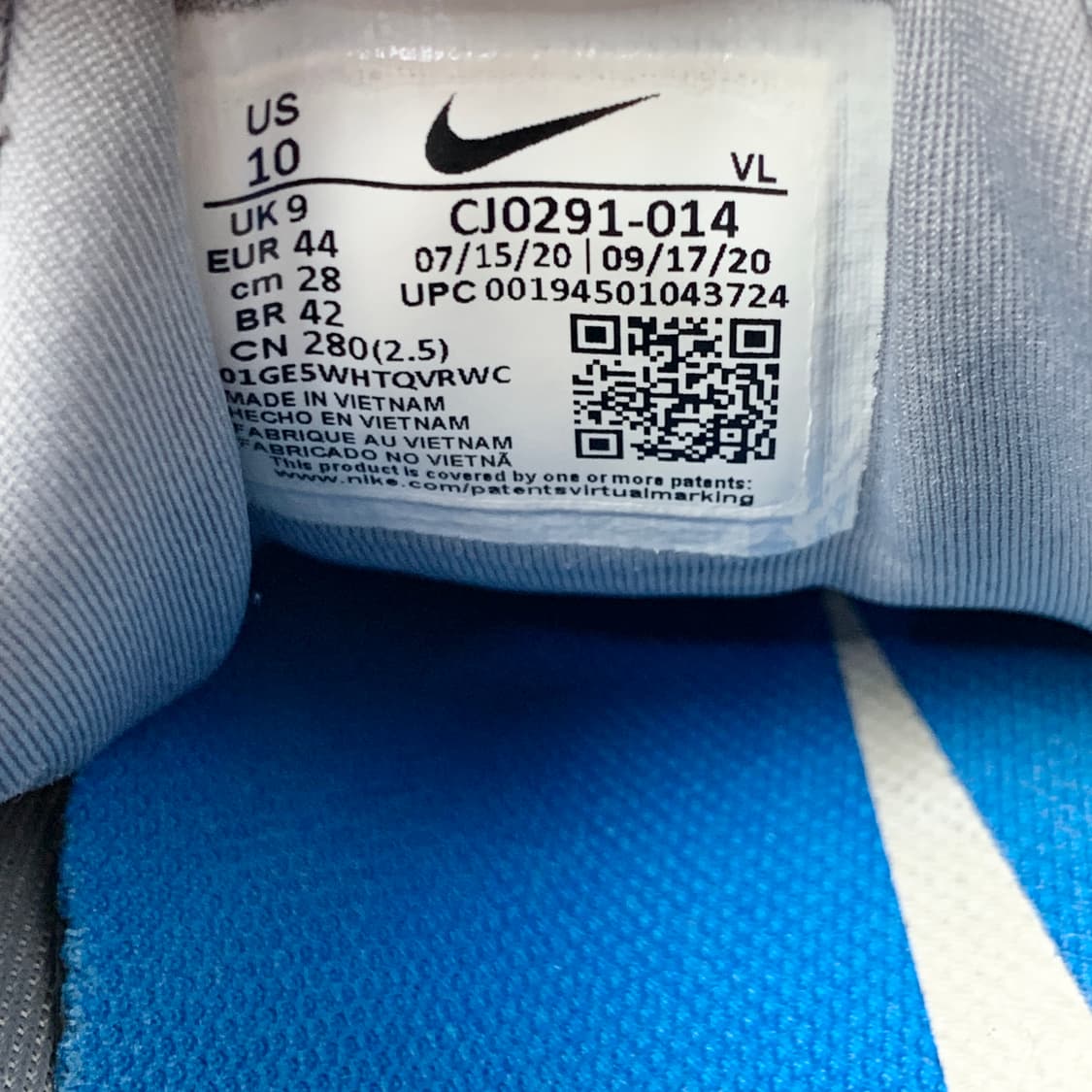 나이키 에어 줌 윈플로 7 280 상품이미지7