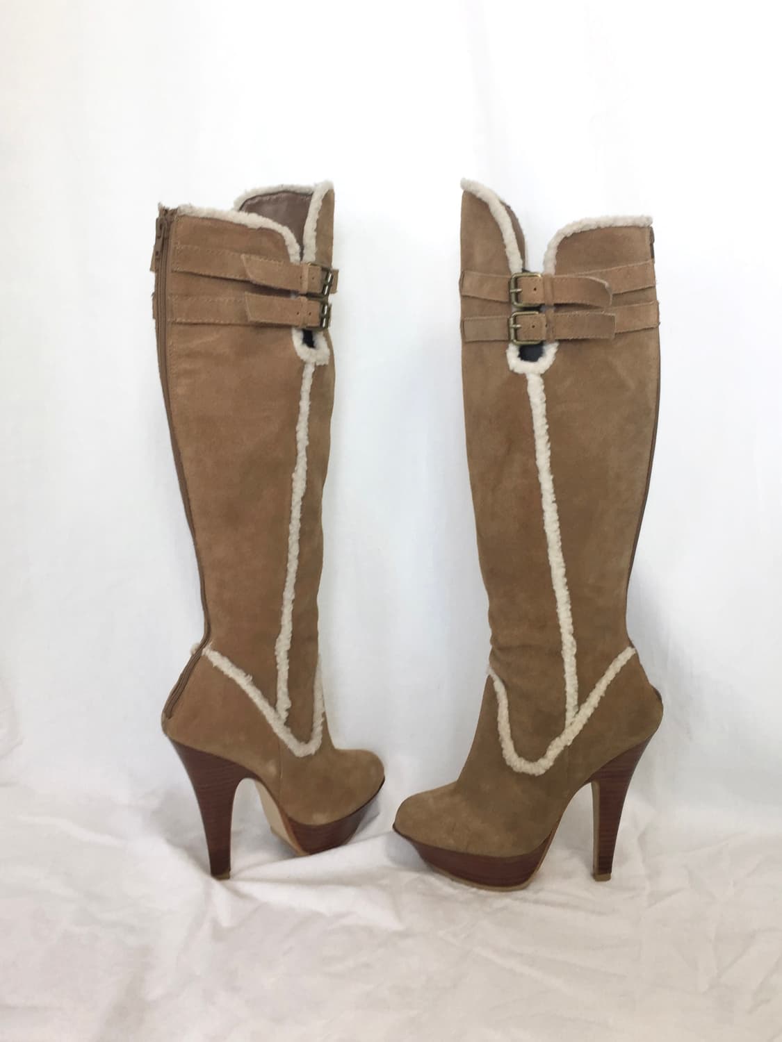 BEBE Mustang brown long Boots 상품이미지1