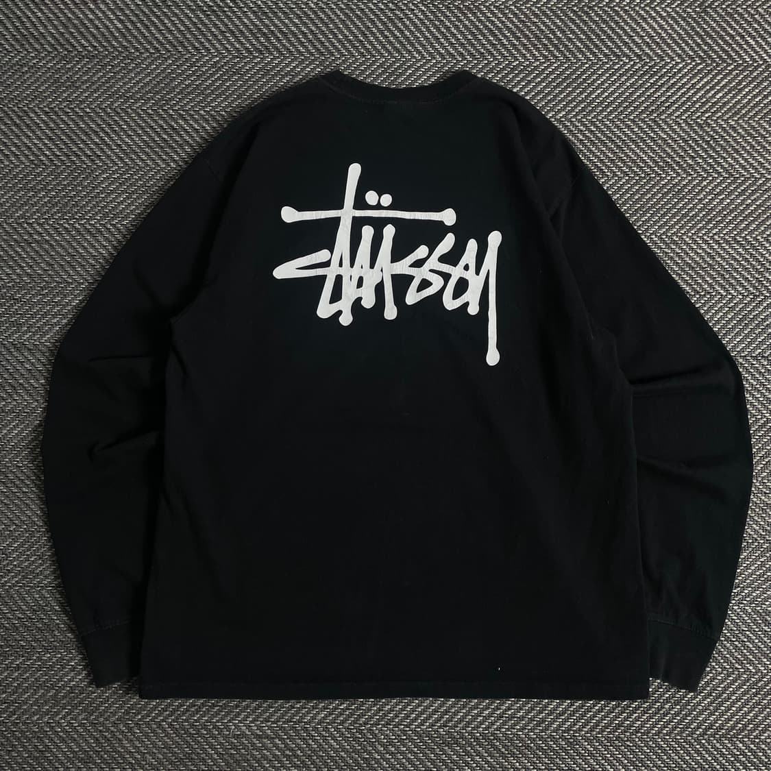 스투시 베이직 빅로고 블랙 롱슬리브y 2908 상품이미지2