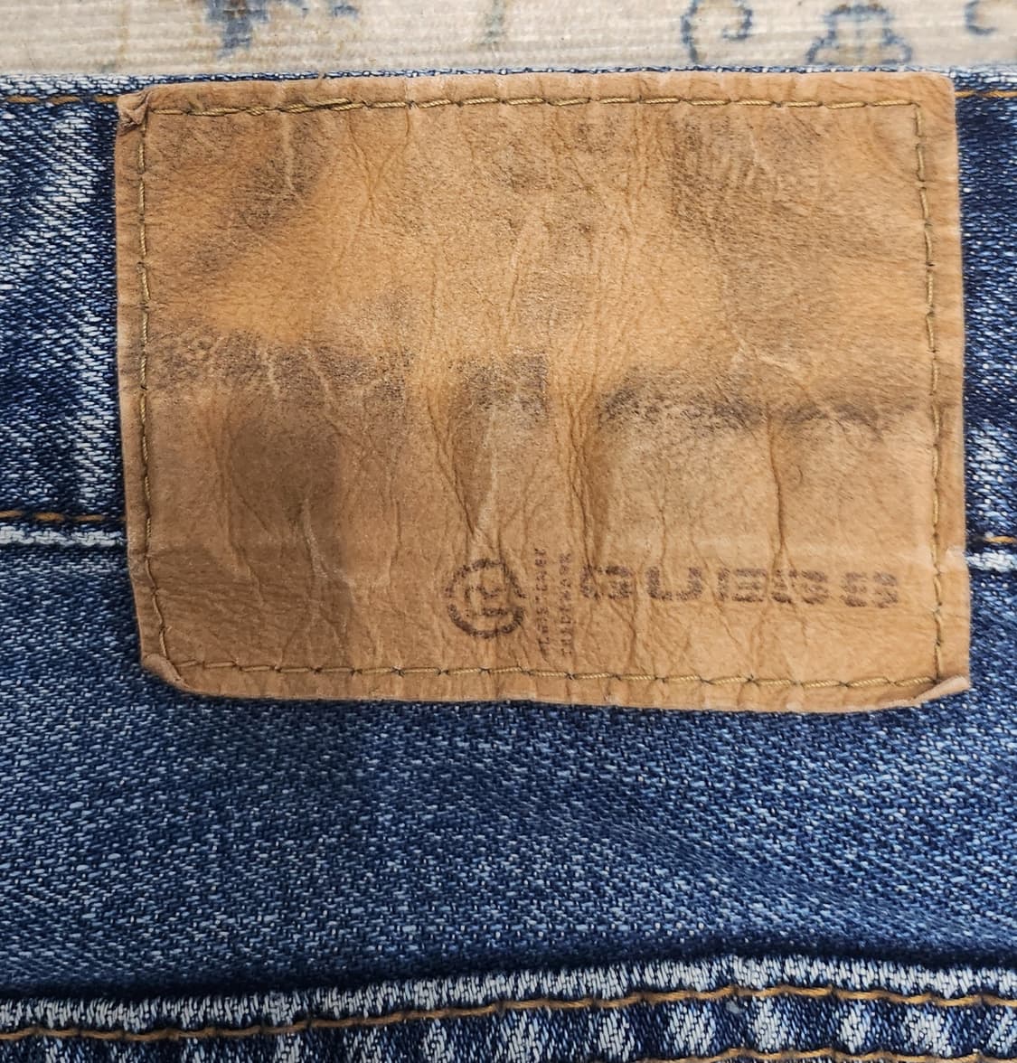 게스 중청 데님 팬츠 32사이즈 상품이미지5