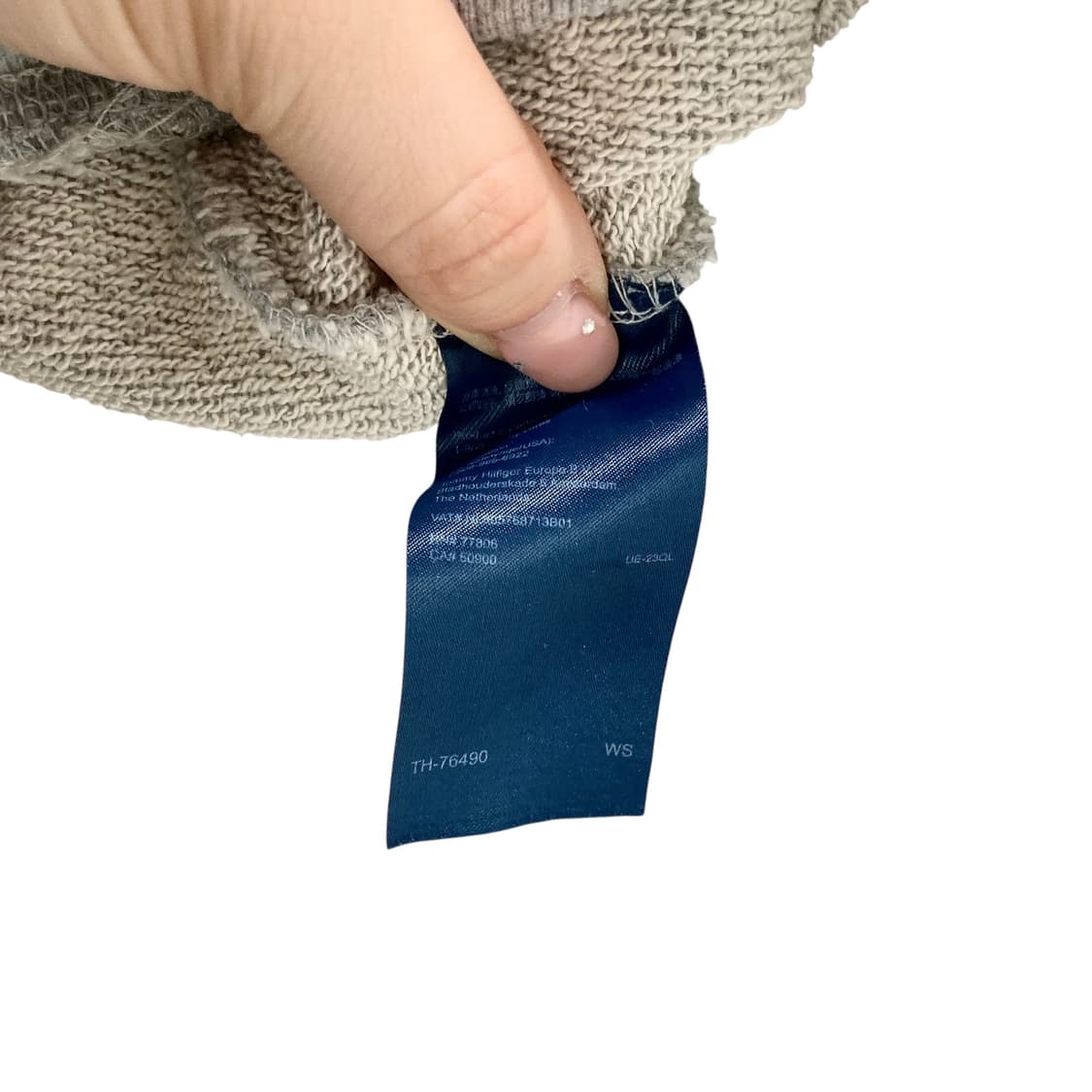 타미힐피거 그레이 맨투맨 상품이미지4