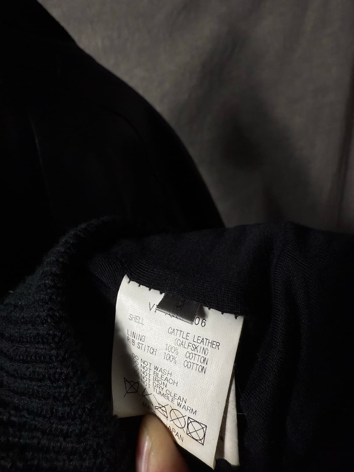 The Viridi-Anne Calf Leather Jacket  상품이미지8