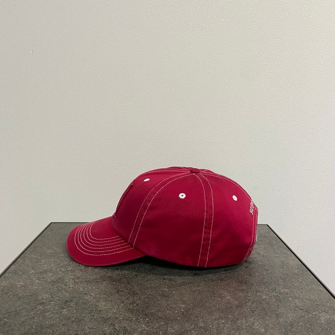 (OS) 슈프림 6패널 볼캡 모자 밀라노 워시드 레드 상품이미지2