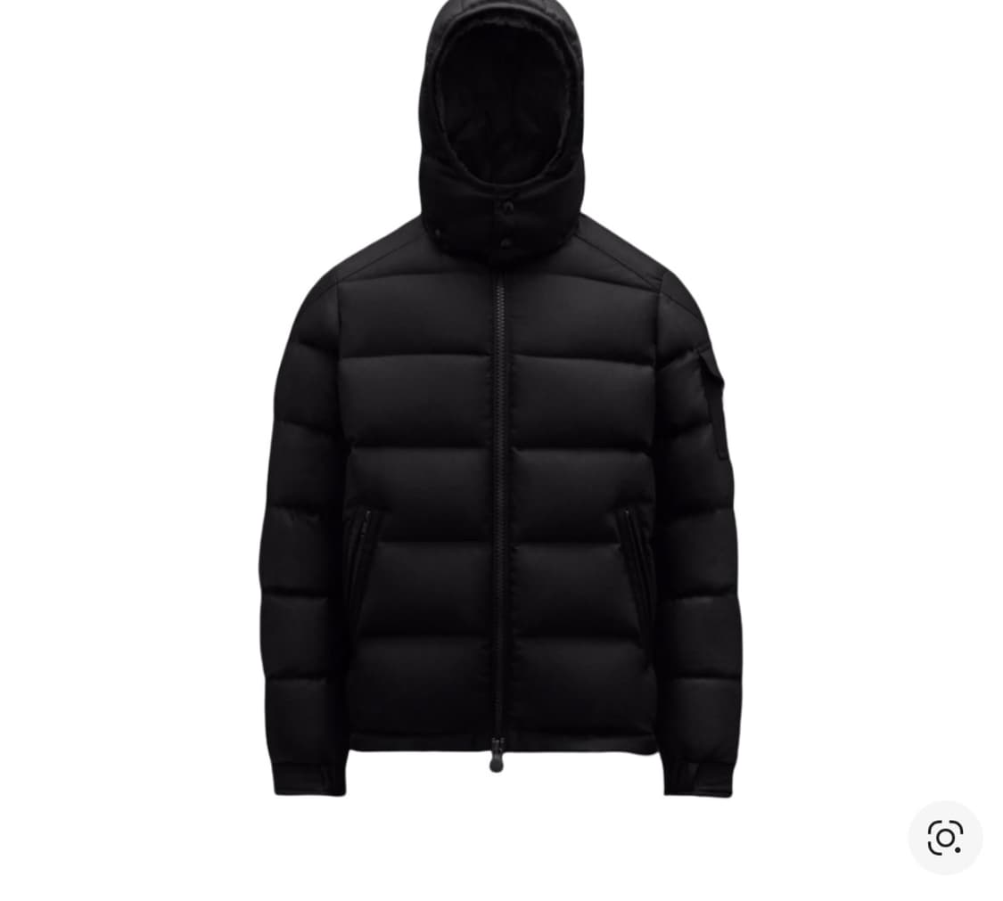 몽클레르 몽제네브르 쇼트 다운 자켓 블랙 상품이미지2
