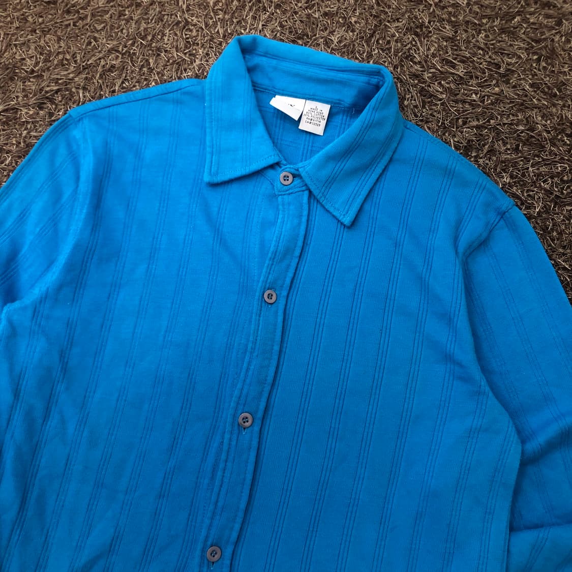 아르마니 익스체인지 블루 코튼 니트 가디건 상품이미지2