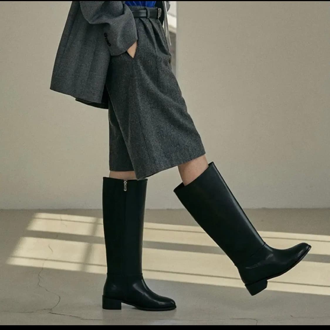 [실착 30걸음!!!]지니킴 블랙 롱부츠 상품이미지2