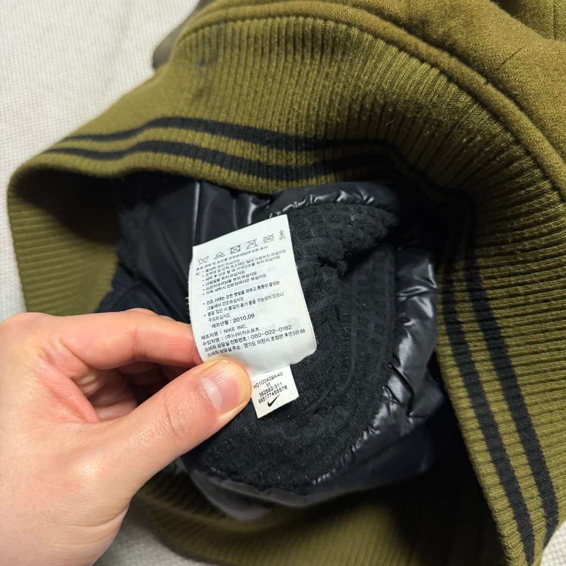 나이키 NSW 레더 봄버 자켓 상품이미지5