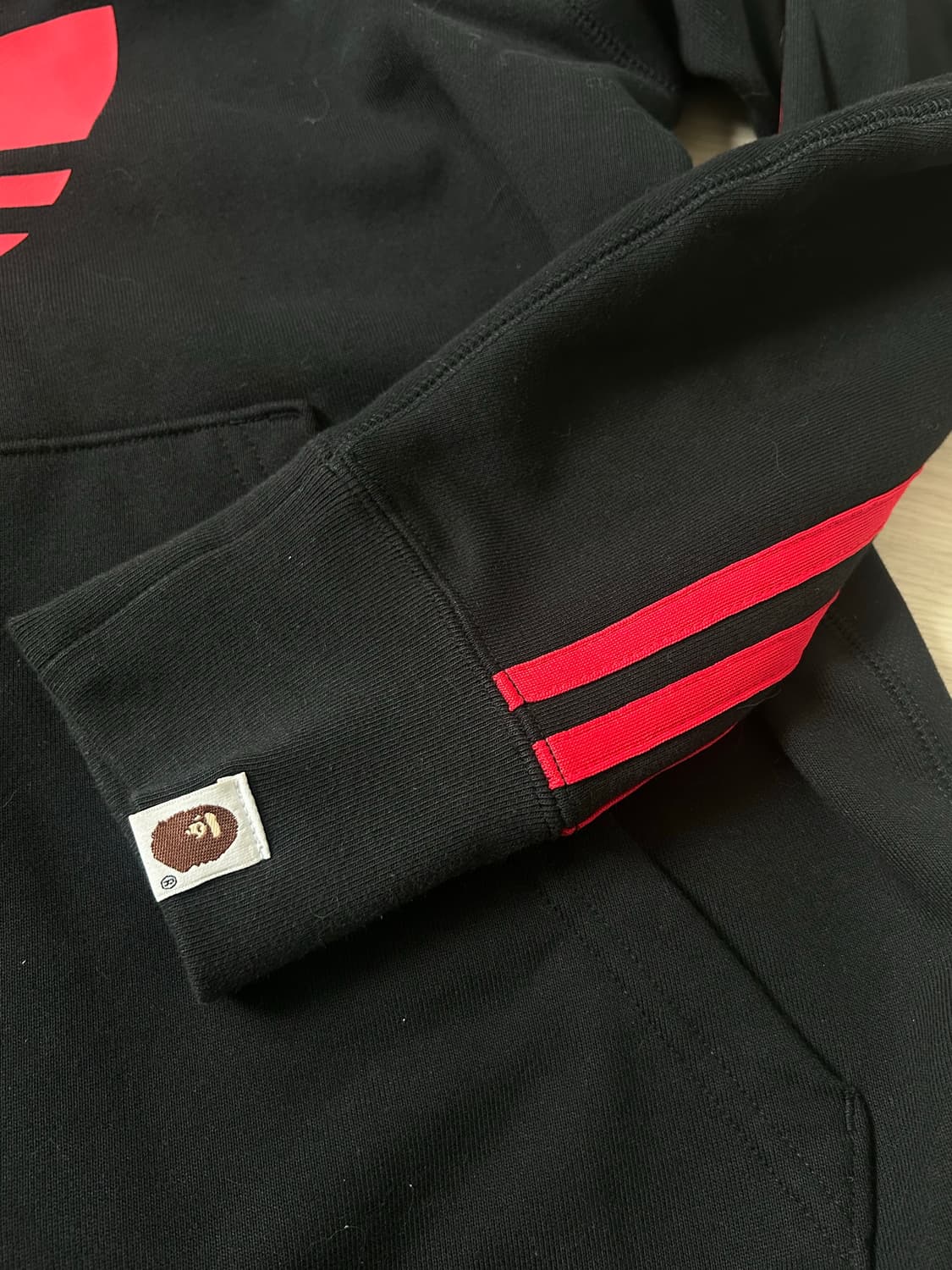 새상품 Adidas X bape 아디다스 베이프 얼티밋 샤크 후드 XL 상품이미지9