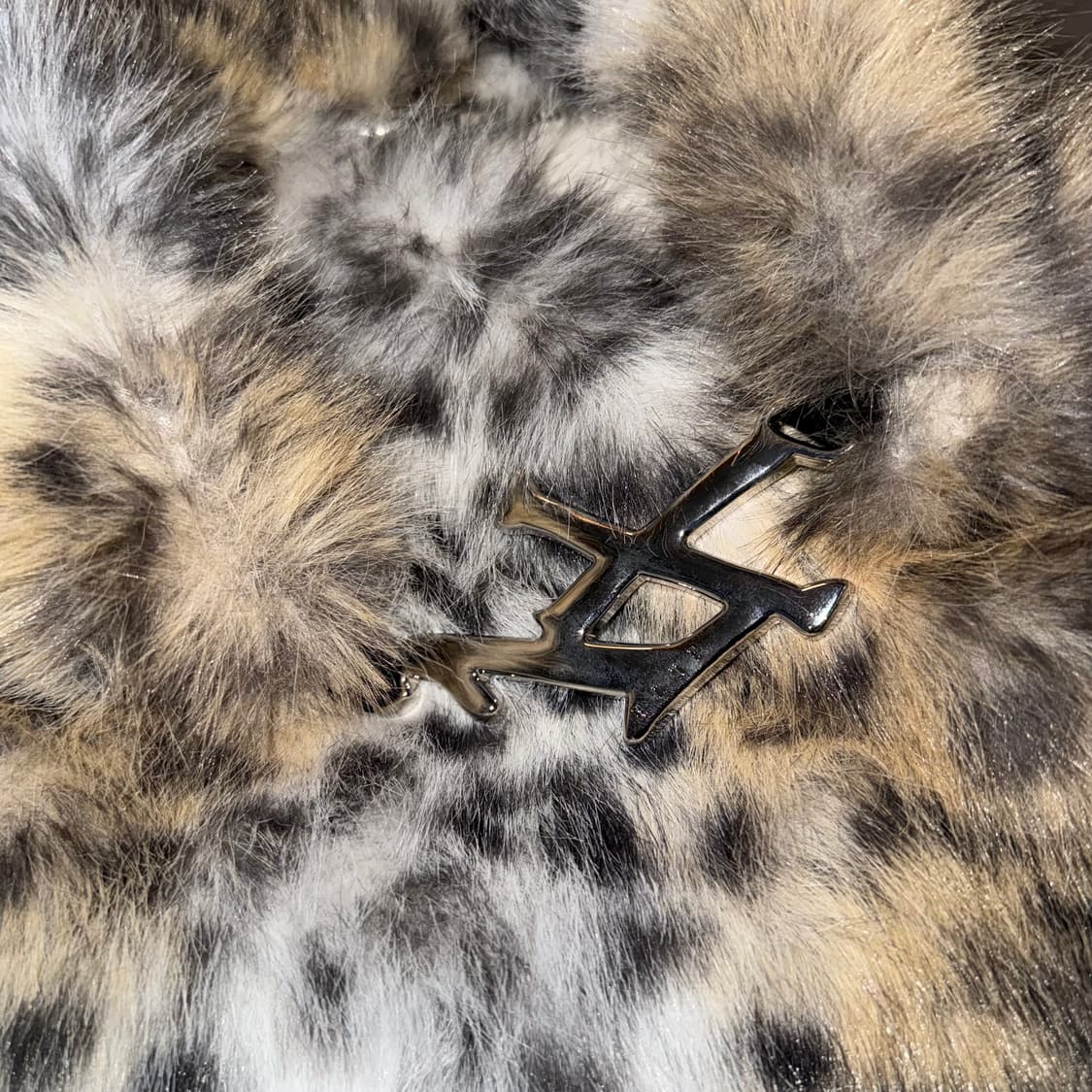 1xblue 레오파드 퍼 숄더백 상품이미지3