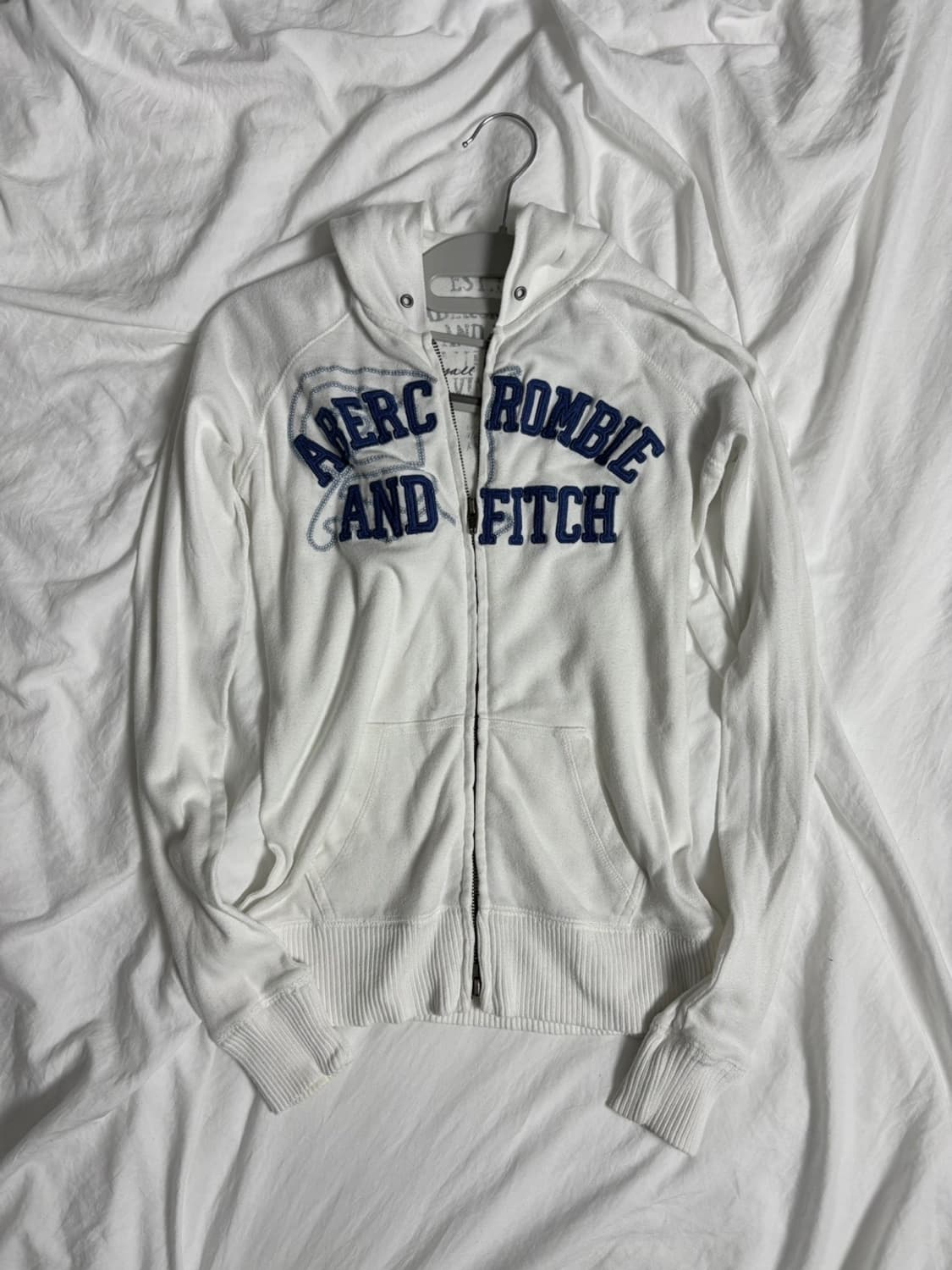 아베크롬비 흰파 후드집업 상품이미지3