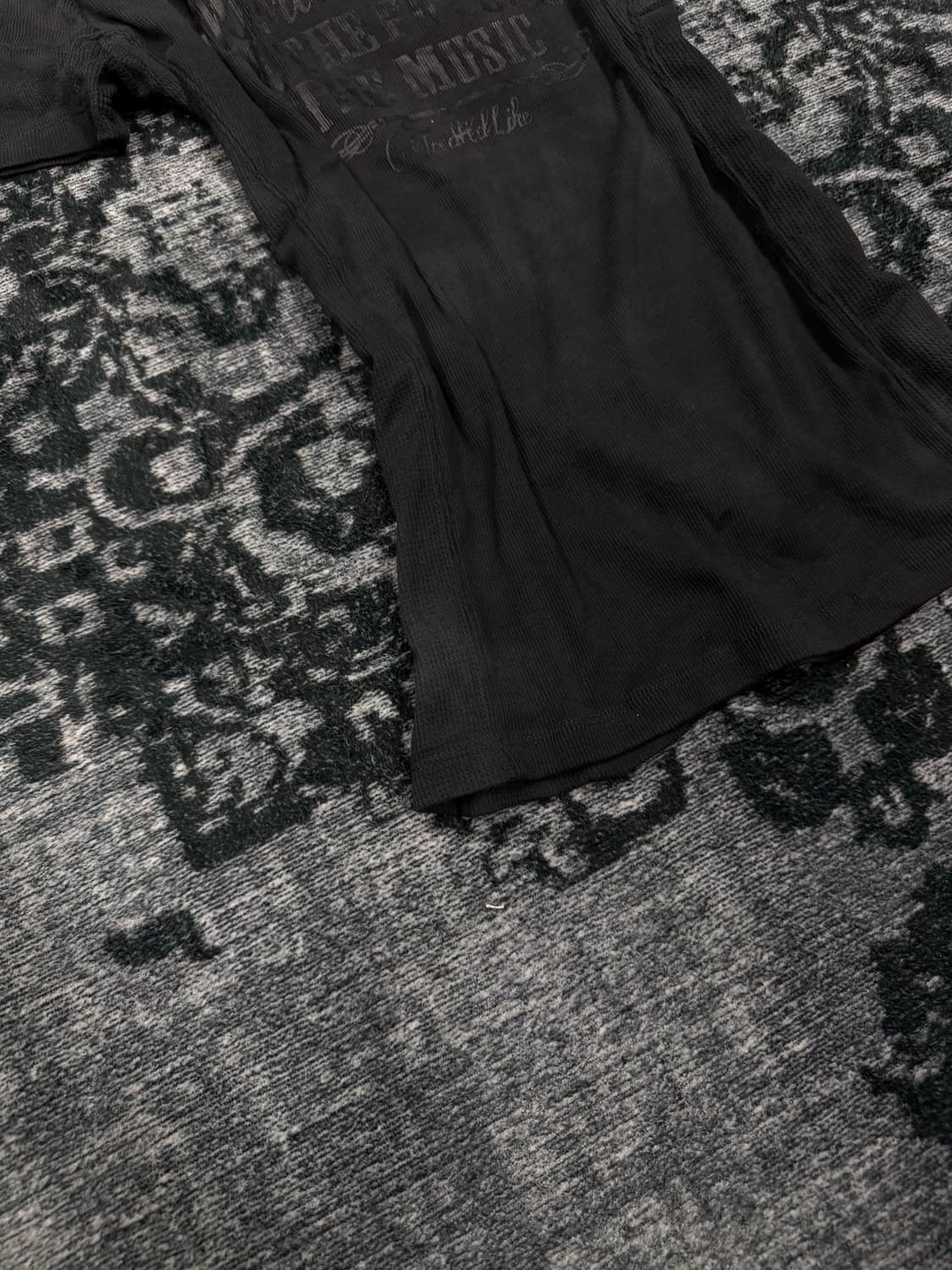 In the attic 00s lettering ribbed t shir 상품이미지4