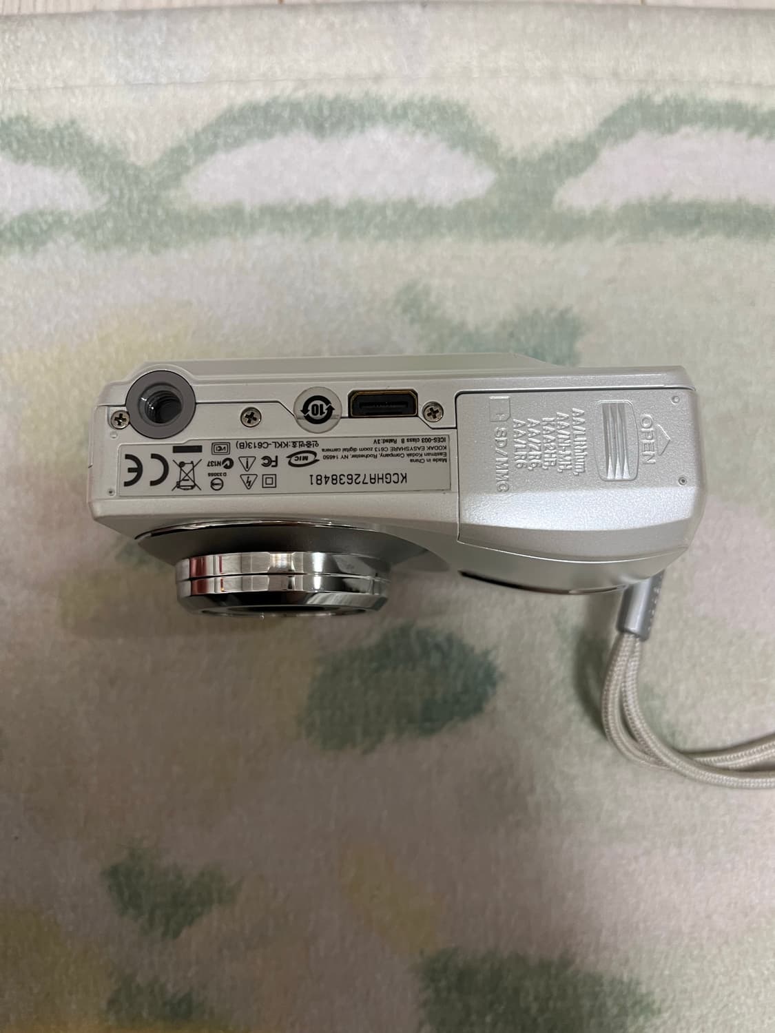 코닥 이지쉐어 c613 펄 화이트 빈티지 카메라 상품이미지4