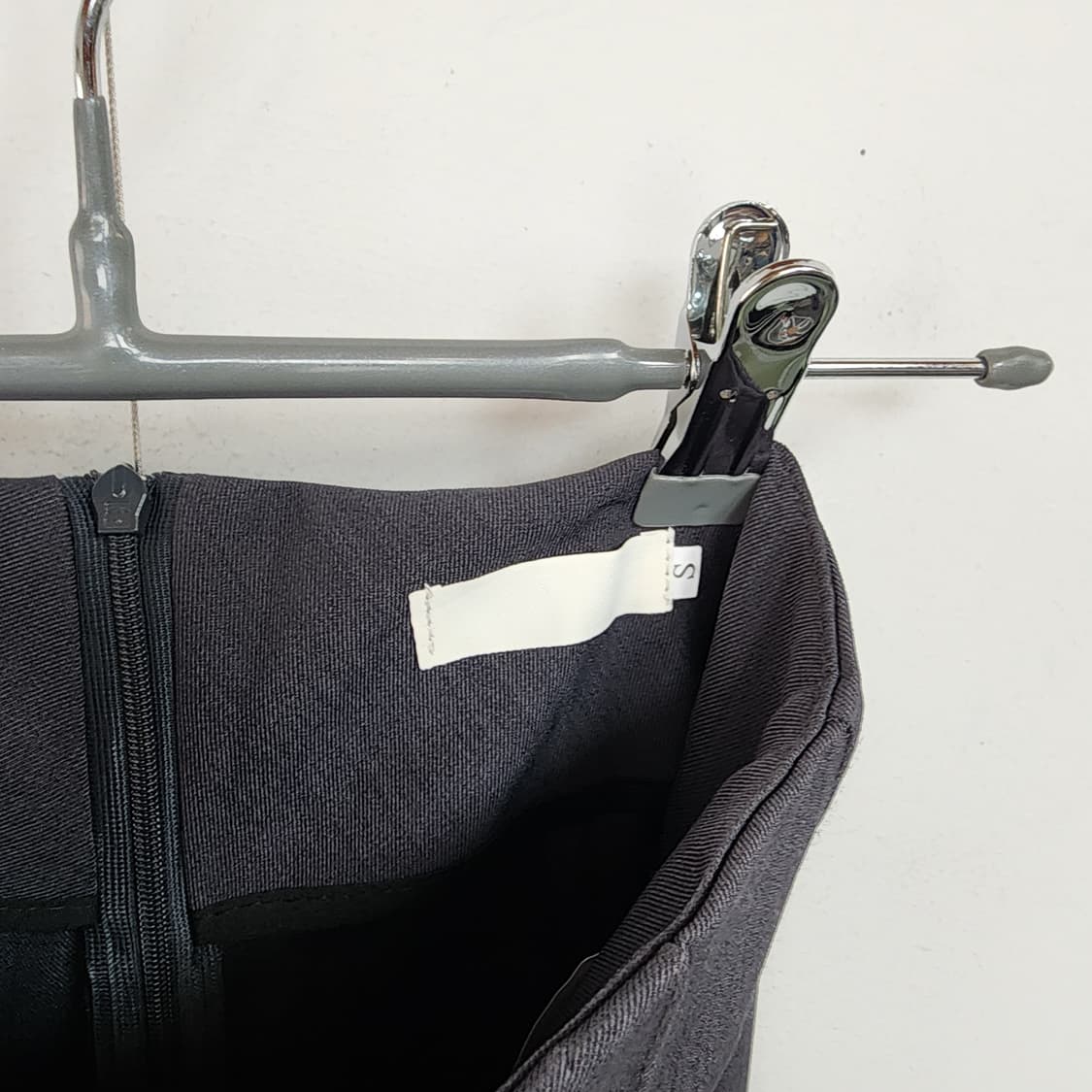 그레이 고급 와이드 슬랙스 팬츠 상품이미지6