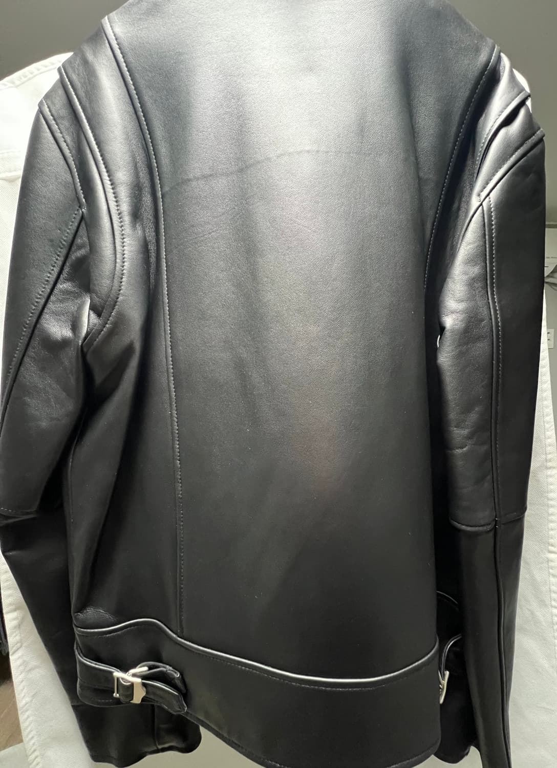 정품 에스에스알엘 레더자켓 블랙 XL 상품이미지3
