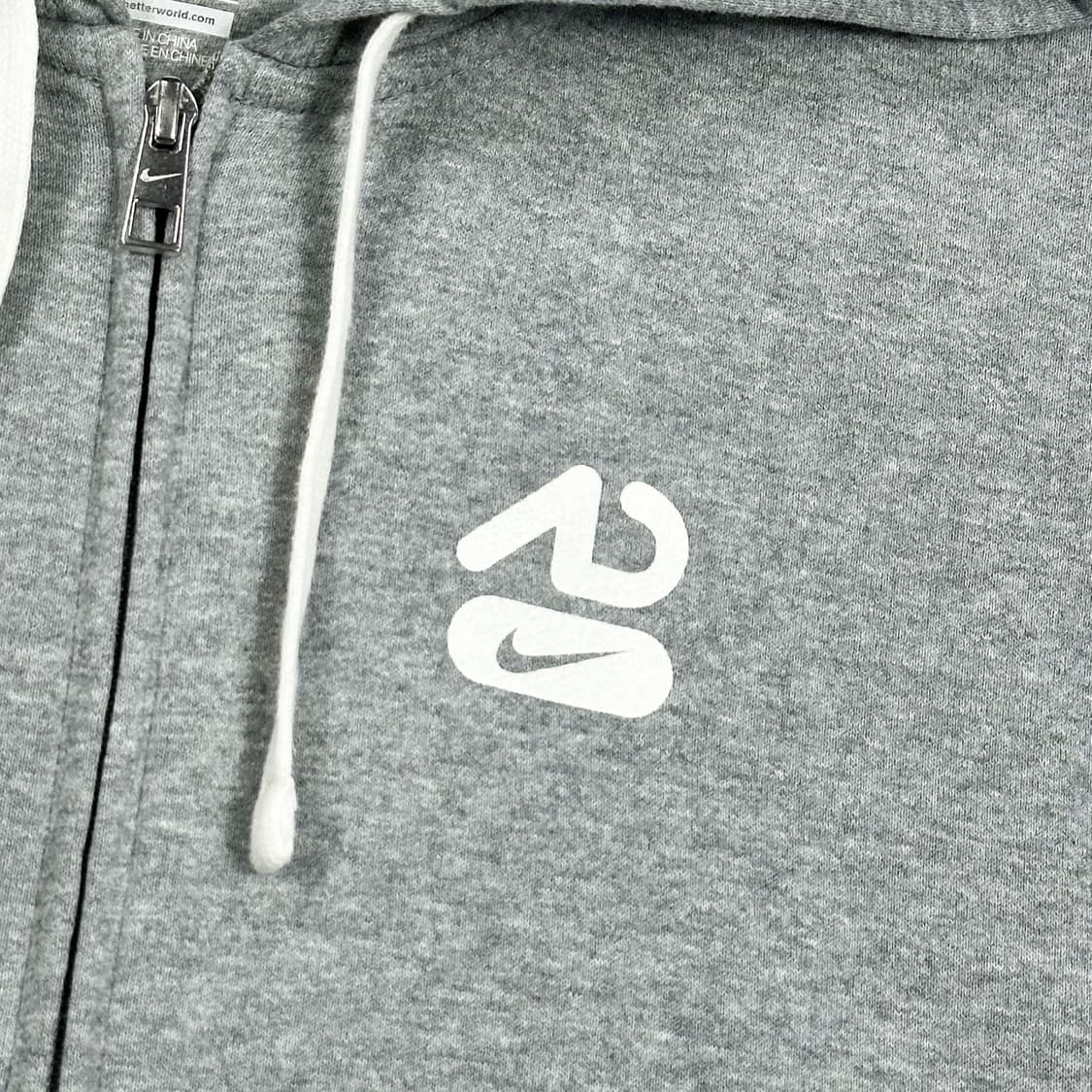 나이키 스우시 그레이 반팔 후드집업 (M 여성추천) 상품이미지3