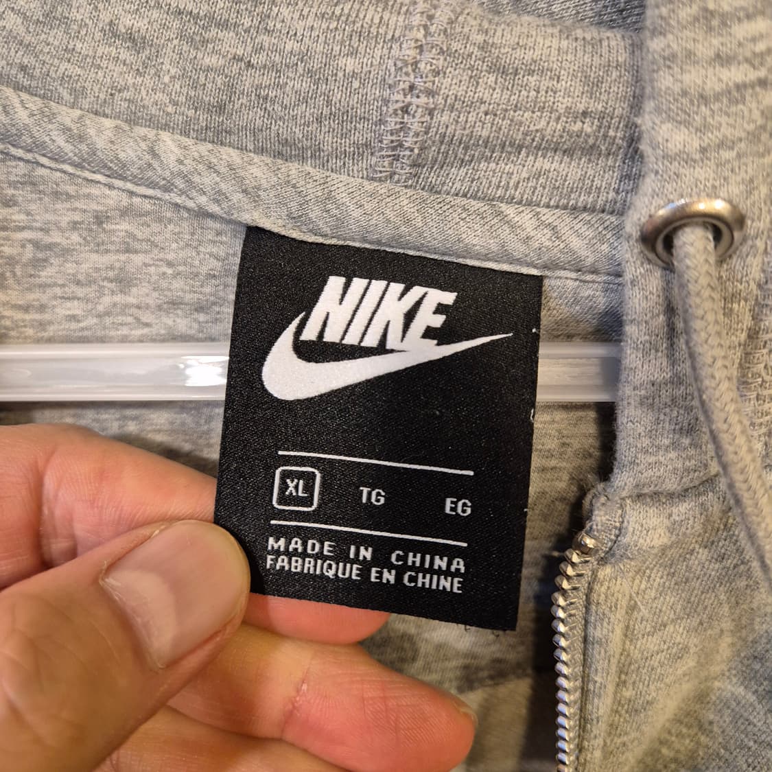 XL 나이키 그레이 후드집업  상품이미지3