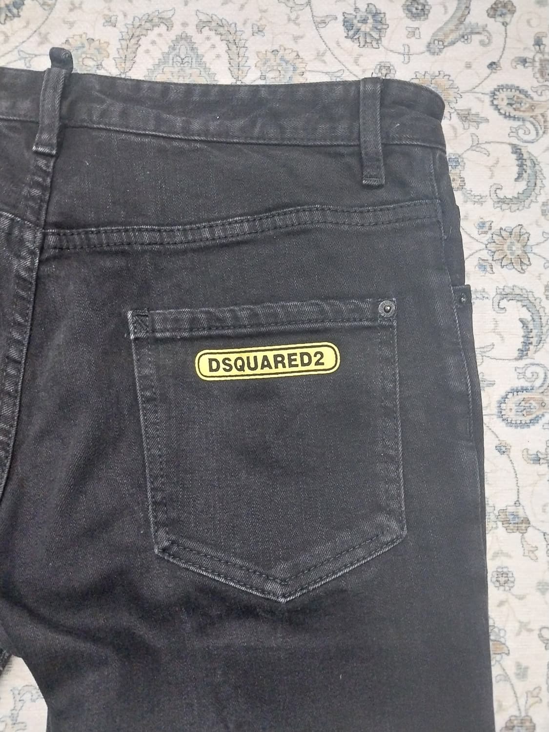 디스퀘어드2 블랙 스키니 데님 팬츠 48 (29-31) 상품이미지4