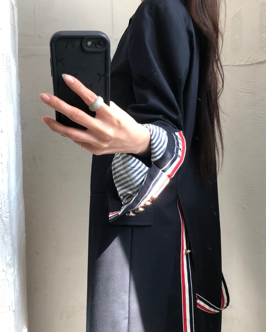 Thom Browne 톰브라운 네이비 체스터필드 코트 상품이미지2