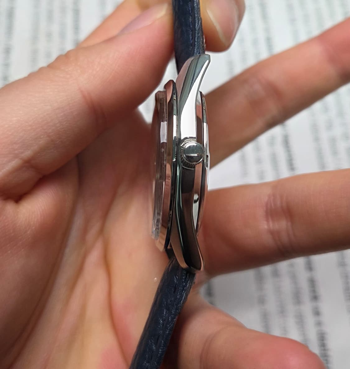 레어] 빈티지 세이코 SS 칼침핸즈 순정 실버판 한자 데이데이트 오토매틱 상품이미지5