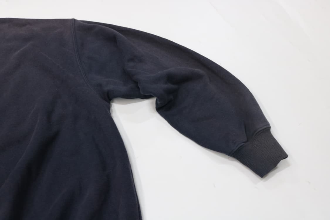 빈티지 차콜 네이비 WEST 아치 로고 헤비웨이트 스웻셔츠 (L) 상품이미지9