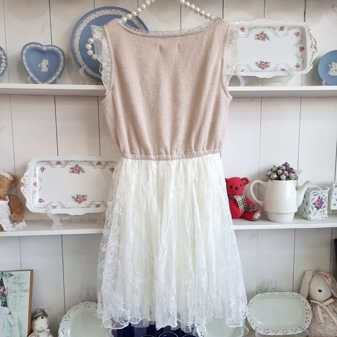 리즈리사 레이스 코르셋 리본 원피스 상품이미지7