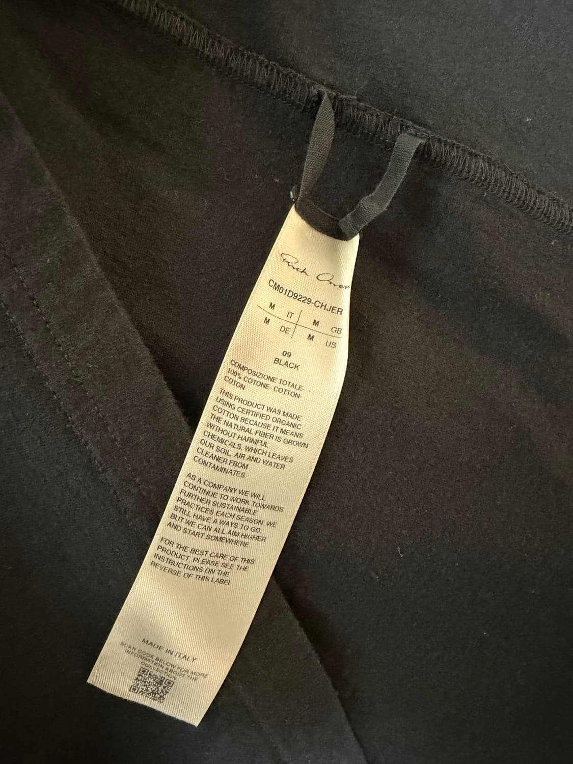 릭오웬스 x 챔피온 반팔티 상품이미지2