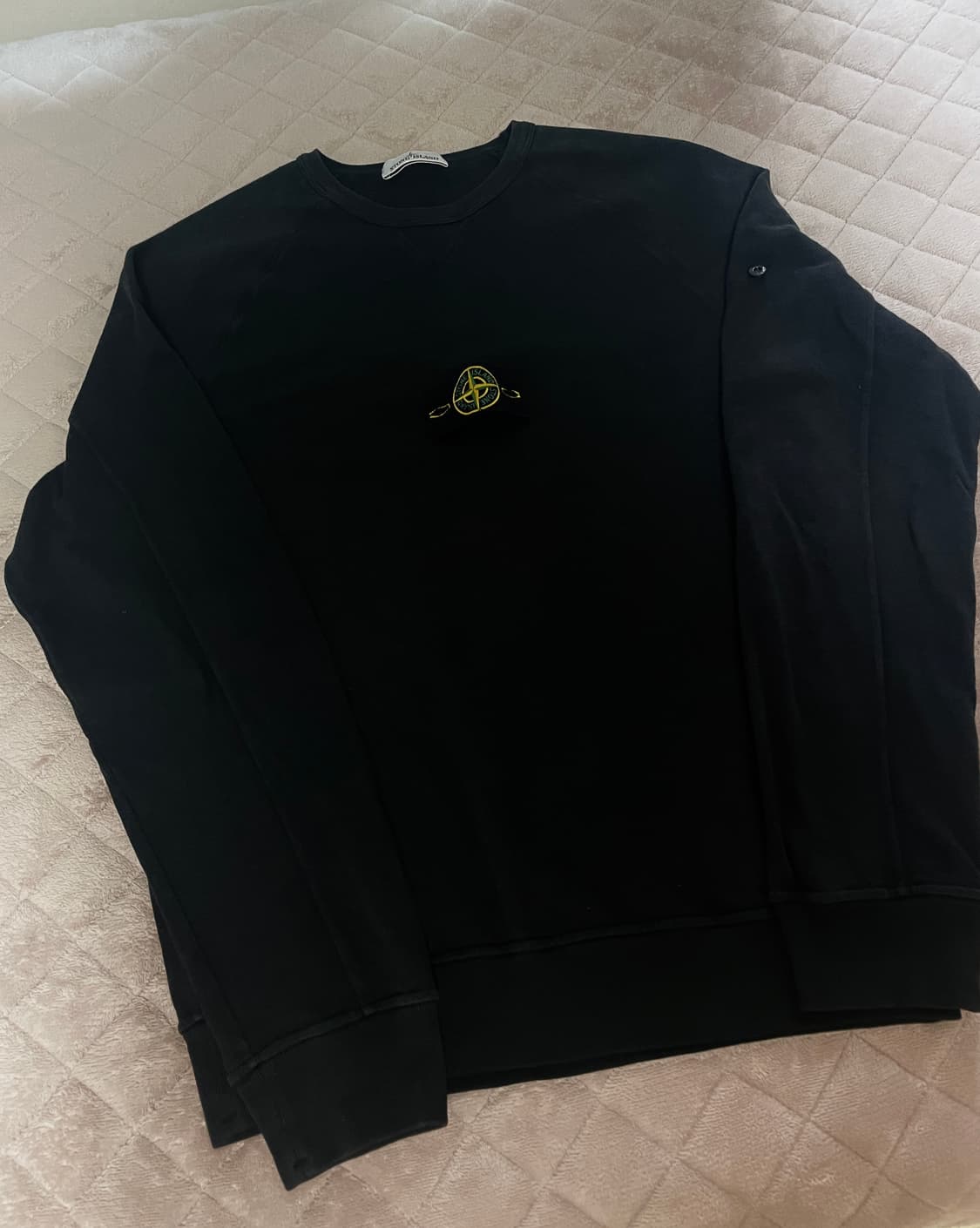 22SS 스톤 아일랜드 맨투맨 블랙 L 상품이미지1