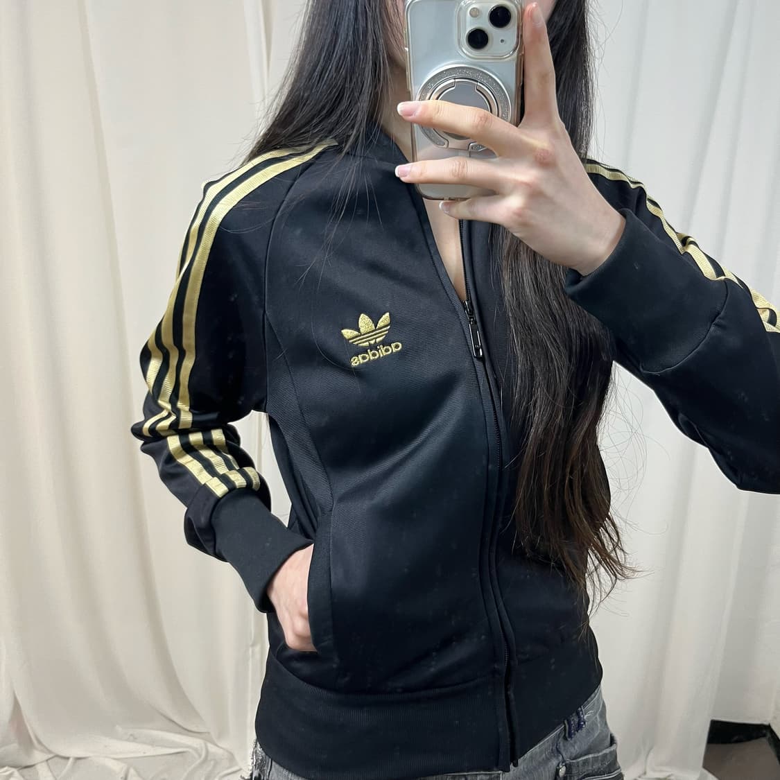 Adidas Superstar black gold jersey  상품이미지3