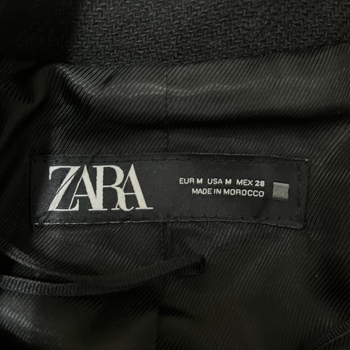 자라 남성 미니멀 싱글 트렌치코트 M/95  상품이미지5