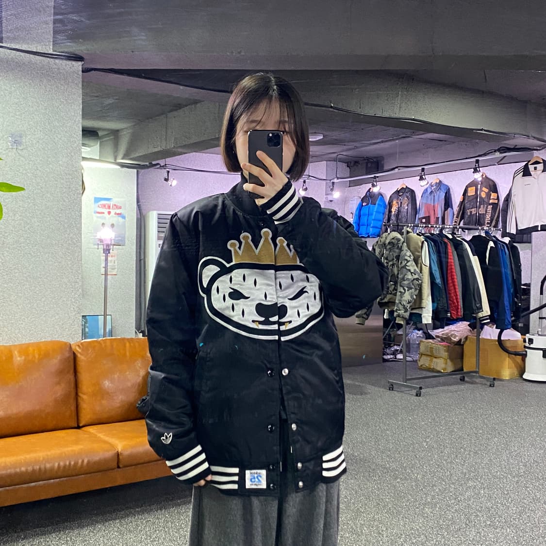 아디다스 니고 베어 빅로고 봄버 자켓 B2910 상품이미지1