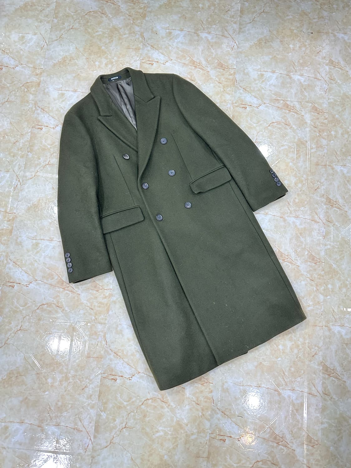 PAPERISM 모직 롱 코트 상품이미지1