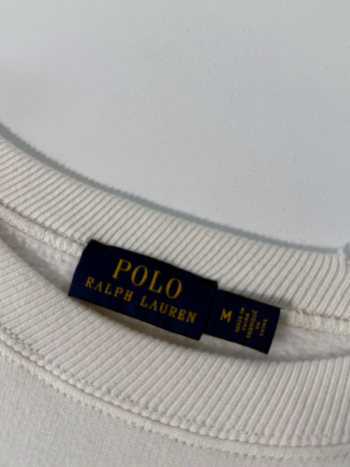 폴로 랄프로렌 신형 카우보이 폴로베어 화이트 스웻 맨투맨 상품이미지7