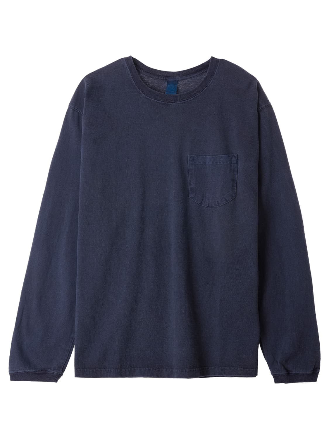 피그먼트 다잉 포켓 긴팔 티셔츠 네이비 L 상품이미지2