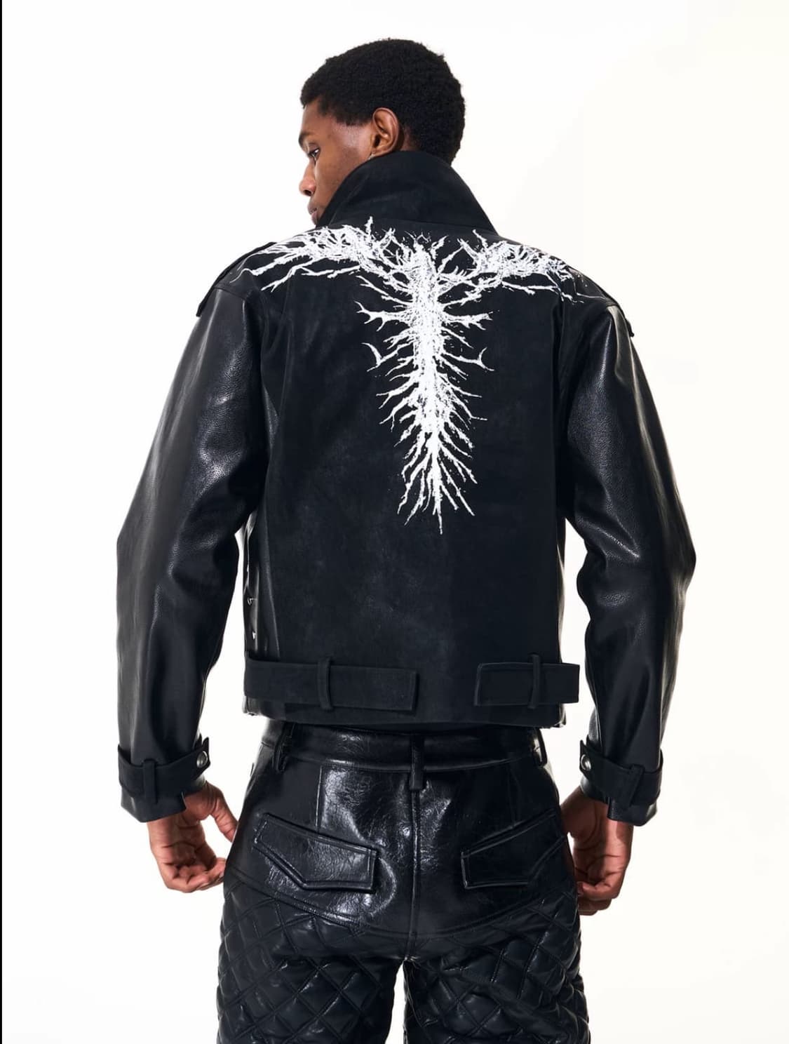 Opium Blackroot Shear Leather Jacket 상품이미지3