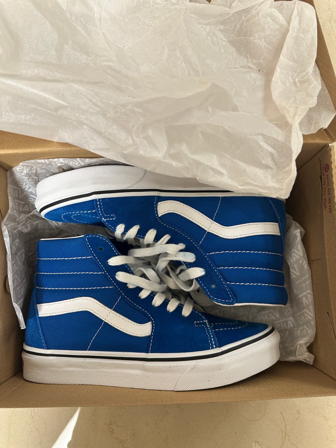 반스 스케이트 하이탑 스니커즈 블루 (240)   상품이미지7