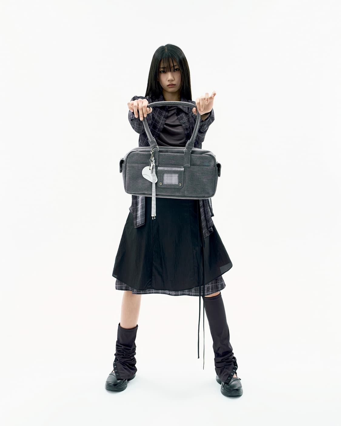 오호스 키링 바게트백 스톤블루 상품이미지5