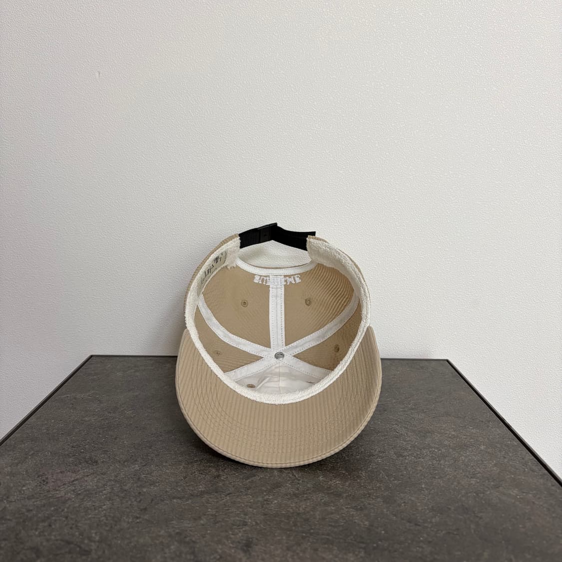 (OS) 슈프림 S로고 볼캡 모자 시어서커 탄 상품이미지5