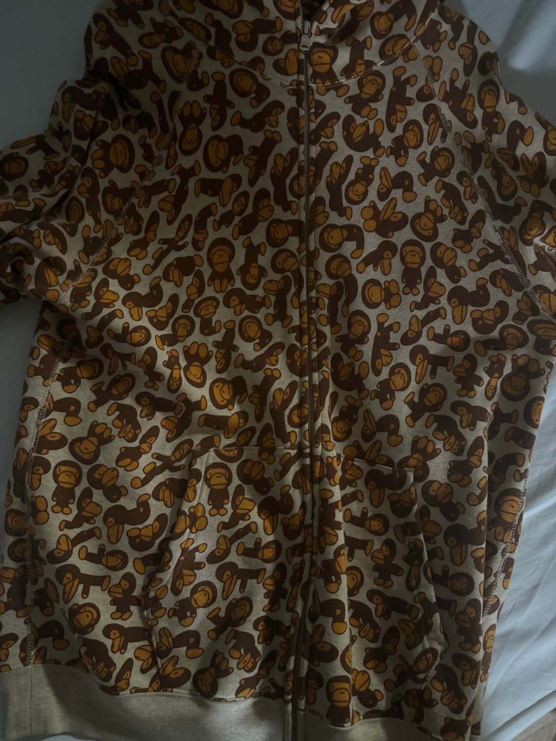 베이프 마일로후드집업 og xl 상품이미지3