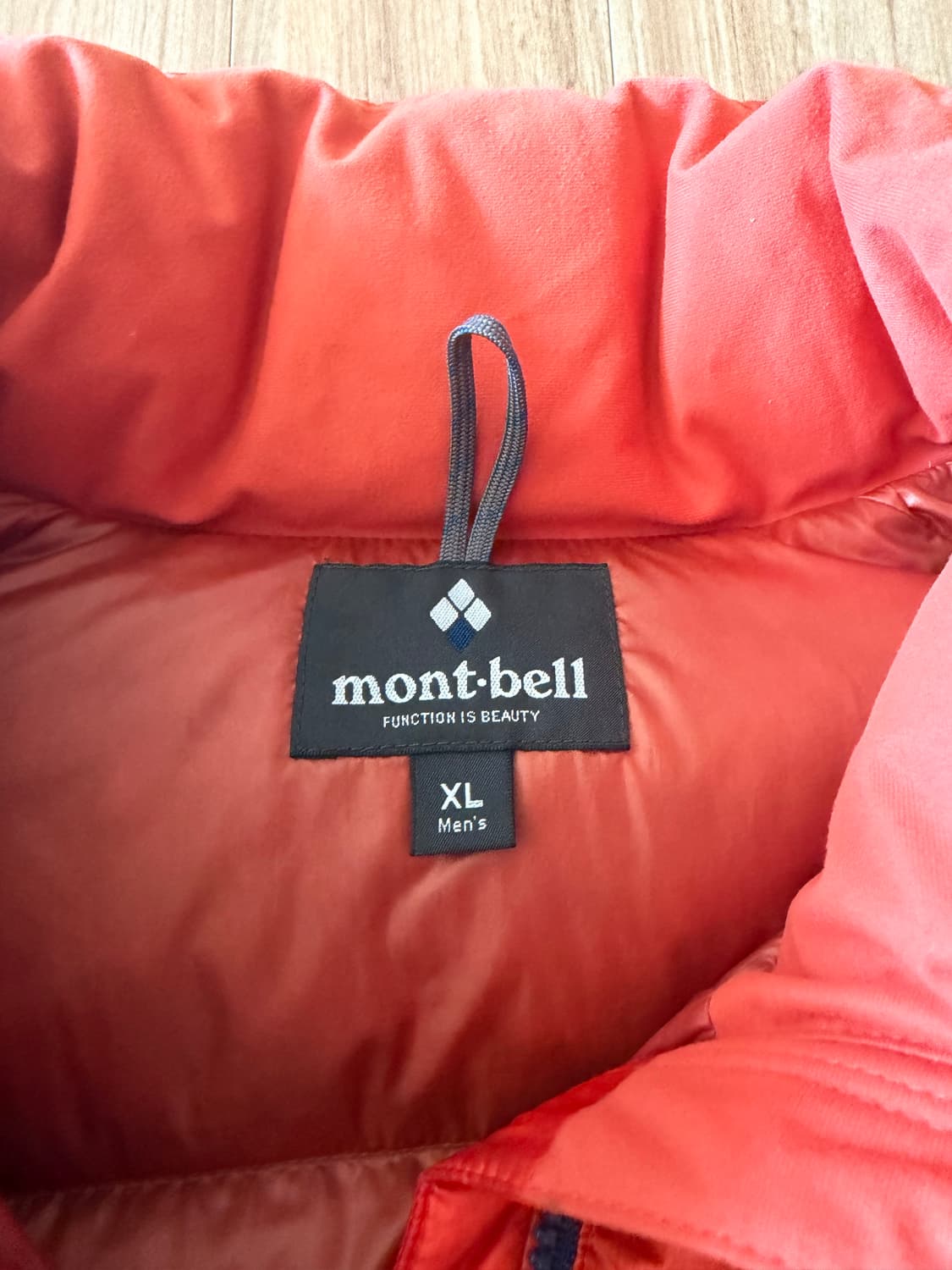 몽벨 알파인 다운 자켓 XL 선셋 오렌지 상품이미지5